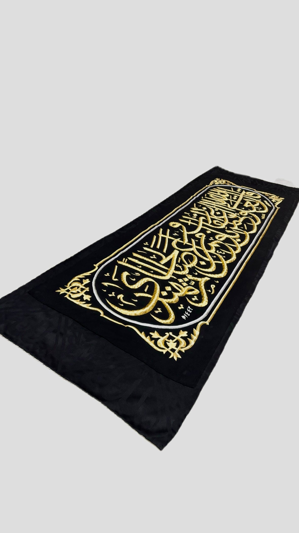 Black Kiswah Kaaba Cloth – Hizam Design Islamic Wall Art