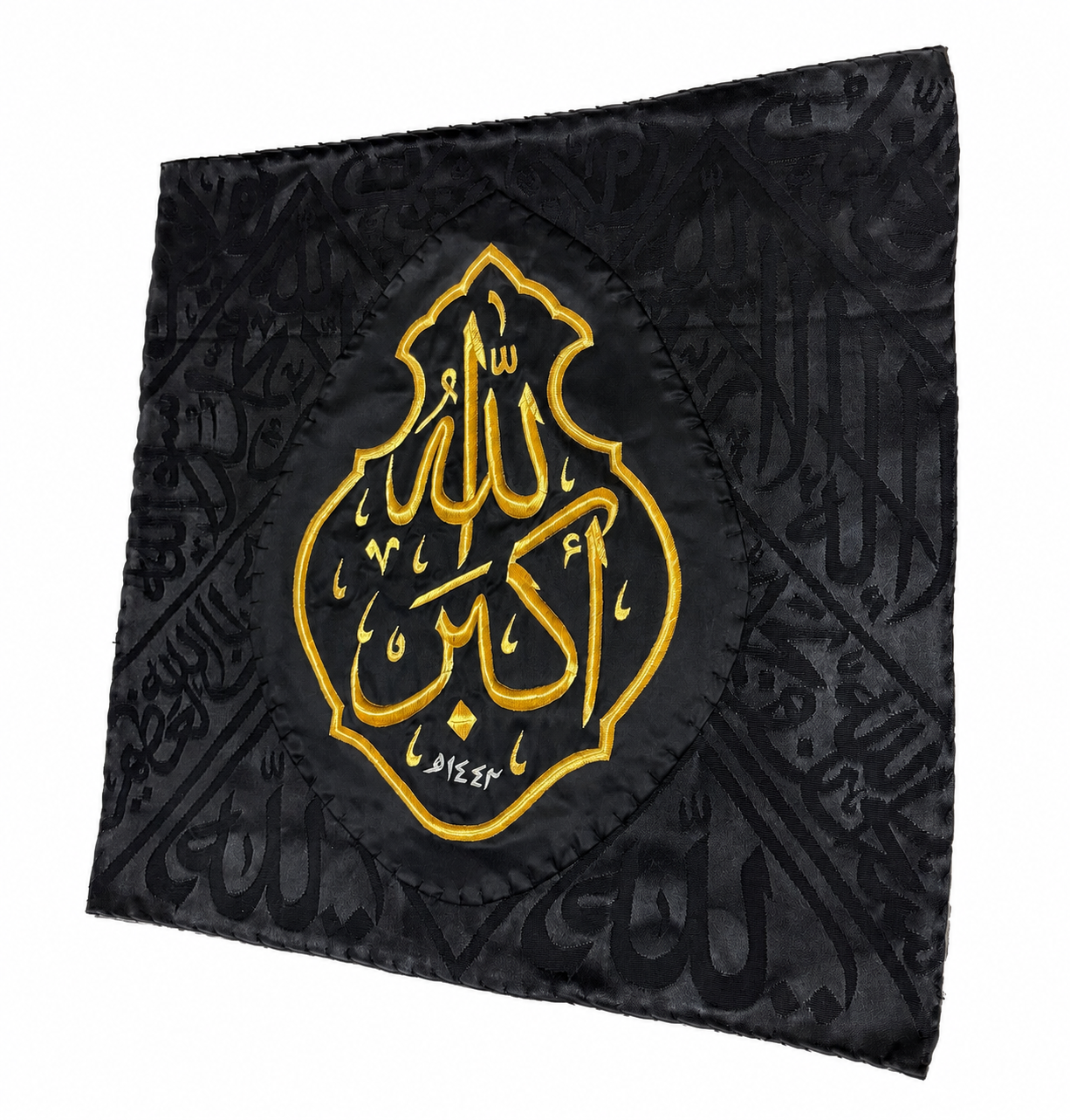 Original Black Kiswah Cloth Fragment