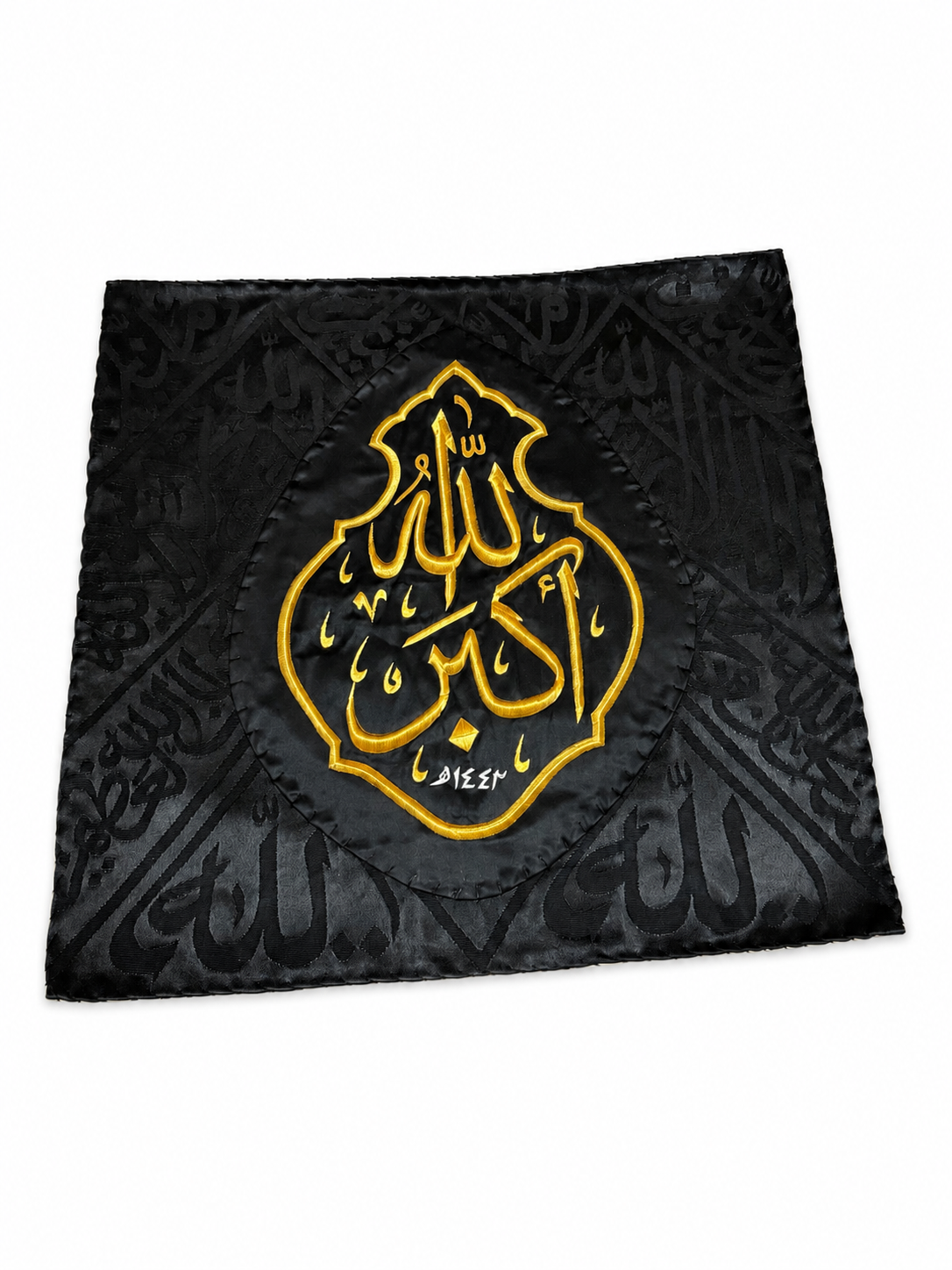 Original Black Kiswah Cloth Fragment
