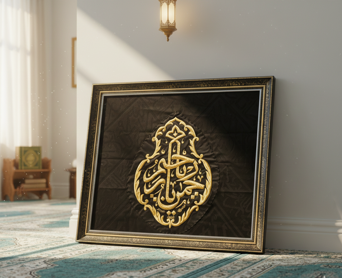 Authentic Kiswah Cloth Wall Hanging